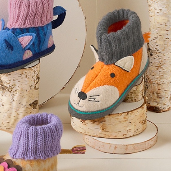 Garnet Hill Kids' Boiled Wool Slipper Boots by Haflinger - Picture 4 of 9